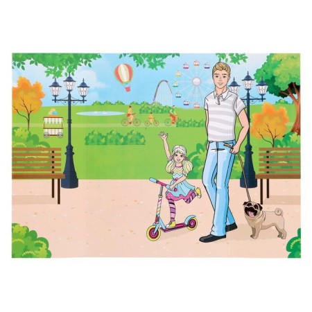 Magnetic game "Happy Family"-2