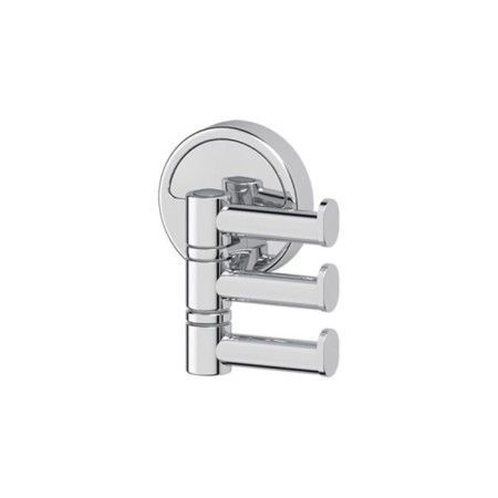 Rotary hook triple, chrome, fbs