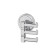 Rotary hook triple, chrome, fbs