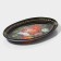 Glass Soldier Oval Dolyana "Folk Motives", 24.5 × 15 cm, black color