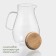 Glass jug with bamboo cover Bellatenero "Eco", 1.8 l, 14.5 × 23 cm