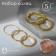 Ring set 5 pieces "perfect fingers" tenderness, color gold