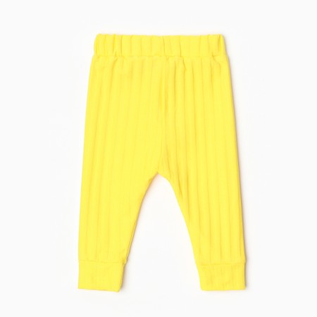 Pants are children, yellow color, height 68 cm-3
