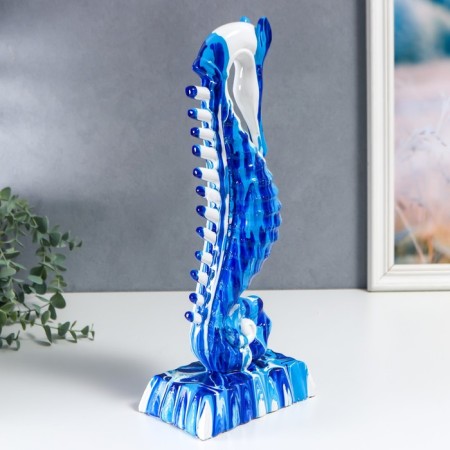Souvenir Polystone "Sea Horse" Sunses of paint 37.2x10x15.5 cm-2
