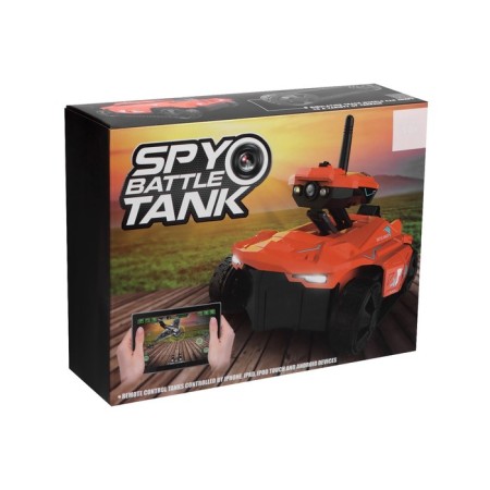 All -terrain vehicle radio -controlled “spy” with a video camera, phone control, light, color orange-10