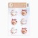 Stickers on glasses, New Year's set "Make a desire", for the New Year, 13.8 x 21.3 cm