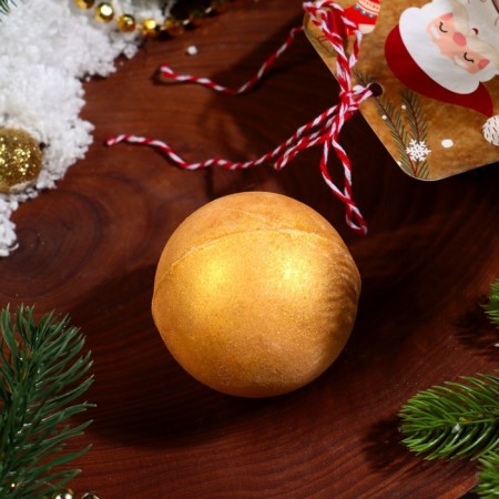 New Year's bomb for the bath "Santa Claus", gold, 120 gr.-2