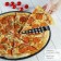 Form for pizza "Jacqueline", 33 × 1.5 cm, perforated, anti -stick coating, black color