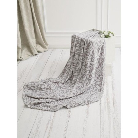 Blanket-worshiped, "imperial", size 180x200 cm, color gray color-1