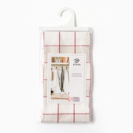 New Year. Ethel towel "Bright Cage" 40x73 cm, 100% HL, mitch 186 g/m2-8