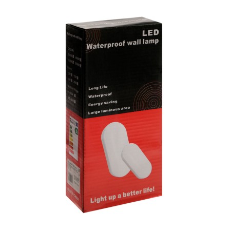 LED LED sealed 18 W, 1700 lm, IP65, 6500K, 220 V, oval-4