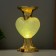 Lava-lamp "Heart" LED 2W from batteries 3haa gold 12.5x10x20.5 cm