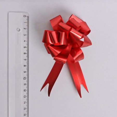 Бант-шар № 1,8 "Классика", цвет красный-1