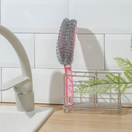 Washing sponge with a handle of a share, 24 × 5 cm, metal, color mix-4