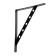 The tundra bracket is reinforced 300x225 mm, black polymer, 1 pc.