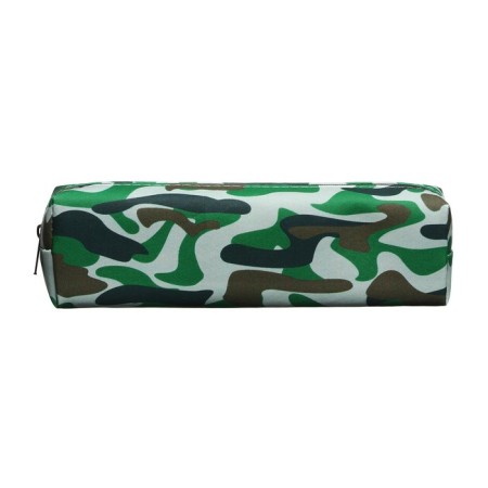 School Penal "Millitari", on a zipper, green-2