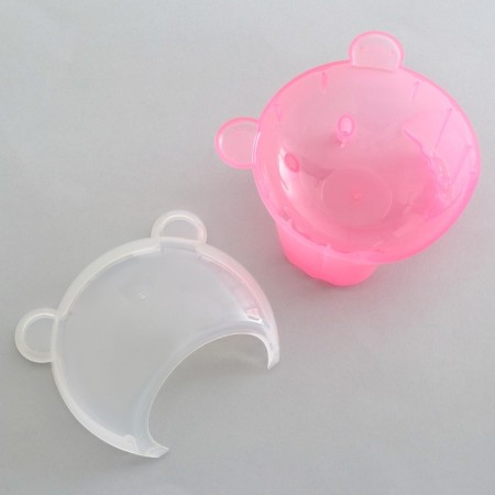Toilet "Mouse", 11 x 11.5 x 7.8 cm, pink-4