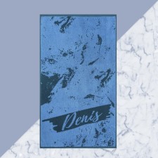 The towel Named Tensor Ethel Denis is blue, 50x90cm, 100% cotton, 420g/m2