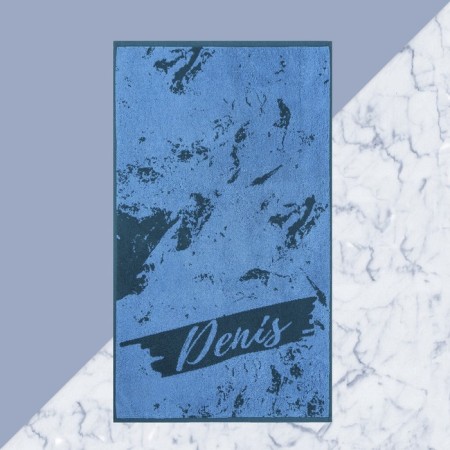 The towel Named Tensor Ethel Denis is blue, 50x90cm, 100% cotton, 420g/m2
