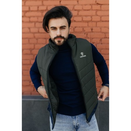 Male ise vest, size 50, khaki color-4
