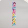 Stick plastic volumetric "mermaids and outfits" with gold stroke mix 33.5x6 cm