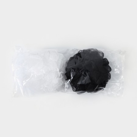 Cupellia spa body mochecks: 2 balls of 50 grams, black and white color-4