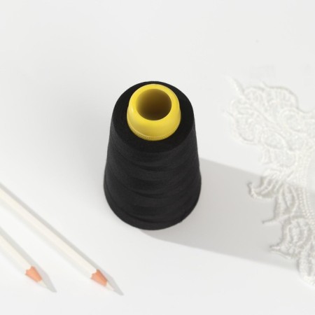 Threads 40/2, 3000 yard, black color-3