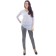 Female trousers, size 42, silver color