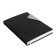 Leduced Diary, 205x150 mm 168 sheets, leatherette, block 70 g/m2, lies, magnetic refuge, gray