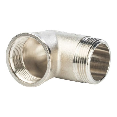 STOUT SFT-0012-000114, 1 1/4 ", external/internal thread, nickelled brass