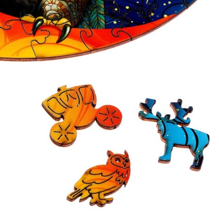 Figure puzzles "Fairytale Owl", 139 details-5