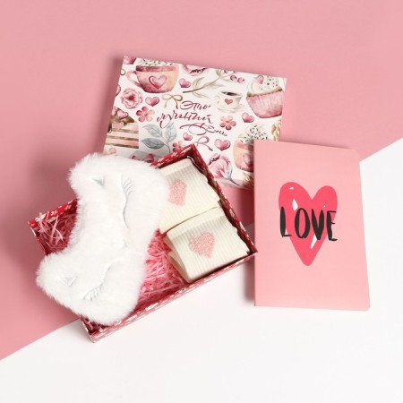 Gift set with a notebook KAFTAN P, 36-39 Color mix-1