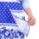 Apron "Gzhel", souvenir, with a pocket and a towel