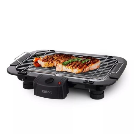 Electric grill KitFort KT-1698, 2000 W, anti-stick coating, 39x22 cm