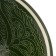 PIALA RISTAN CIRAMICA "Patterns", 11 cm, large, green