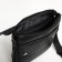 Male bag on the Textura valve, external pocket, black color