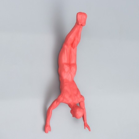 Souvenir Polystone "Free fall" red 30x12x9 cm-1