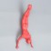 Souvenir Polystone "Free fall" red 30x12x9 cm