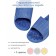 Slippers with a massage effect, open nose, size 38-39, blue color