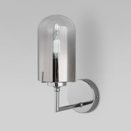 Wall lamp EUROSVET PLUTO 60156/1, E14, 1x40W, 185x100x270 mm, chromium color