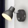 The lamp wall-flowing spot Renata GR LED 1x 4 W 3200K rotary with a switch