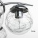 Snanny chandelier 5he27 40W silver 60x60x28 cm Bayerlux
