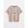 Female T -shirt, size XS, beige color