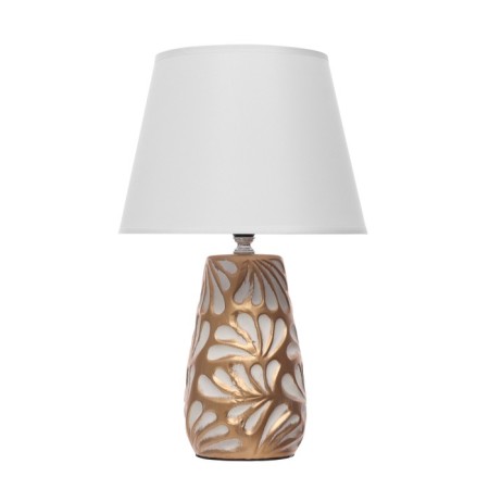 Aisha table lamp E14 40W white-gold 22x22x36 cm-5