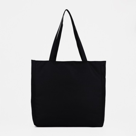 Luggage bag with a lining, black/white color-1