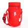Bag's bag with lightning, stickers mix, red color