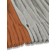 Set of curtains "Canvas", size 200x270 cm, 2 pcs, color gray, orange