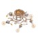 Velma chandelier 3x40W E27 Gold Model: 2600549
