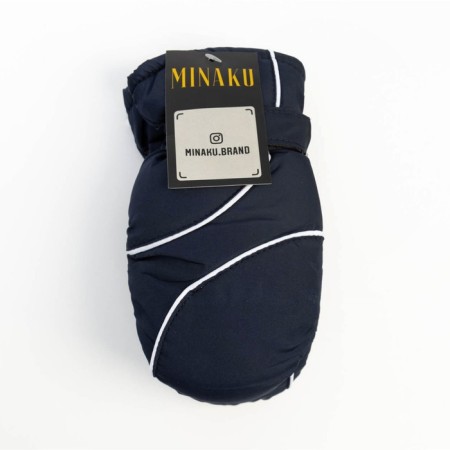Mittens of winter children's minku, ts.Siniy, rr 16 (18 cm)-4