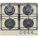 Hlect surface MBS PG-611IV, gas, 4 burners, mechanical. Management, beige